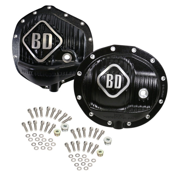 BD Diesel Dodge Front Rear Differential Cover Pack - 2500 2014-2018 3500 2013-2018 1061829