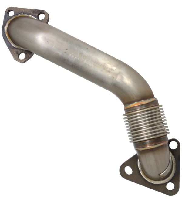 Pacific Engineering PPE Replacement Up-Pipe (Pass Side) - GM 6.6L Duramax 2001-2004 FED 2001 CA for OEM Exh Man 116120010