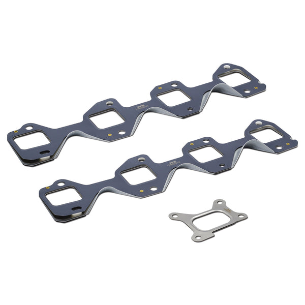 Pacific Engineering PPE Exhaust Manifold Gasket Set (3 pcs) - GM 6.6L Duramax L5P 2017-2026 - Standard Port Stainless Steel 118062012