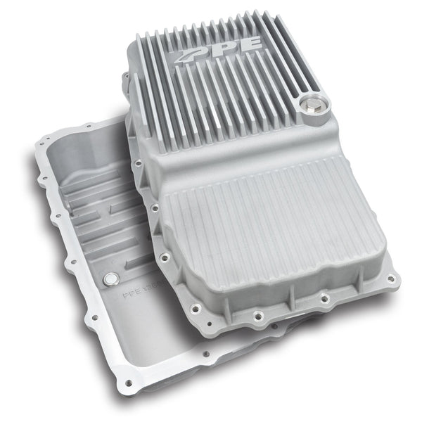 Pacific Engineering PPE Power 10L80 Deep Transmission Pan - GM 1500 V8 Gas 2019-2026 SUV V8 Gas 2021-2026 - Black 128051320
