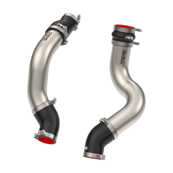 Pacific Engineering PPE Intercooler Charge Pipe Kit - Ram 6.7L Cummins 2019-2024 - Brushed 215022010 | 215022010