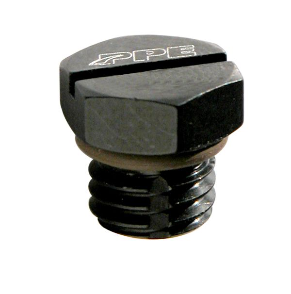 Pacific Engineering PPE Power Air Bleeder Screw - GM 6.6L Duramax 2001-2016 - Black 513081100