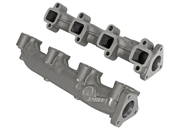 aFe Power GM Diesel Trucks 01-16 V8-6.6L td LLYLBZLMMLML BladeRunner Ported Ductile Iron Exhaust Manifold 46-40024
