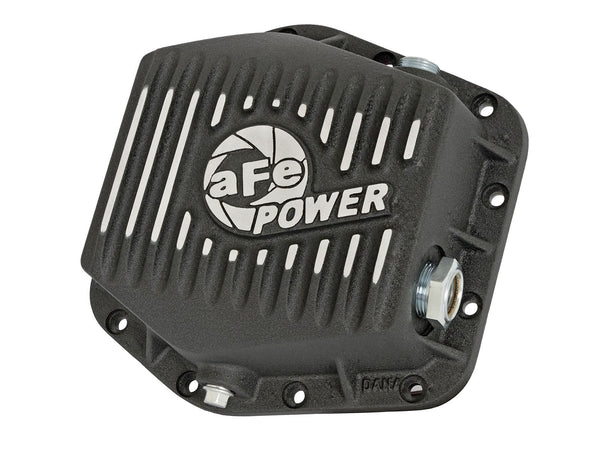 aFe Power aFe Power GM ColoradoCanyon 15-22 L4V6 Dana M220-12 Pro Series Rear Differential Cover Black w Machined Fins 46-70302 | 46-70302
