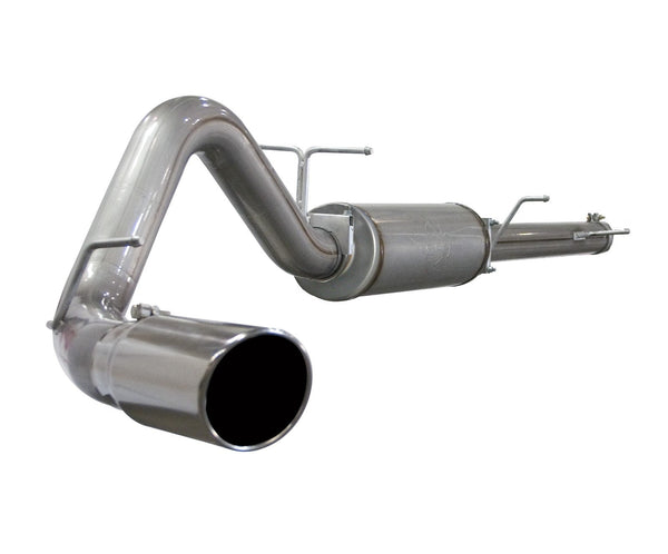 aFe Power Ford Excursion 03-05 V8-6.0L td Large Bore-HD 4 In 409 Stainless Steel Cat-Back Exhaust System w Polished Tip | 49-43009