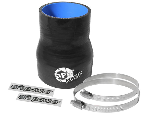 aFe Power 3 In ID to 2-14 In ID x 4 In L Straight Reducing Coupler - Black Magnum Force Cold Air Intake System Spare Parts Kit | 59-00037