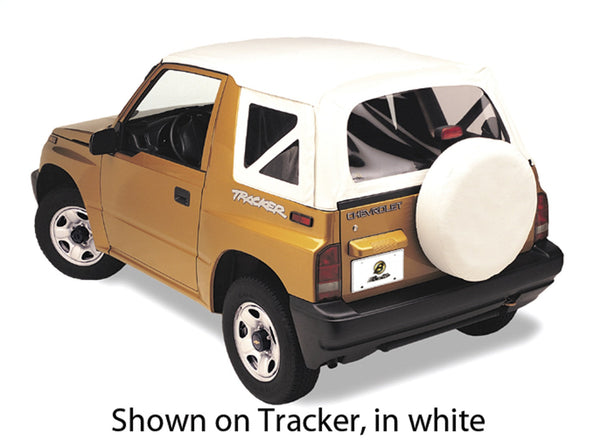 Bestop Bestop Replace-A-Top For OEM - 88-94 Samurai (Black Denim; Clear Windows; No Door Skins Included) 51361-15 | 51361-15