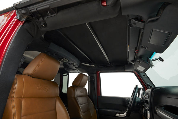 Bestop Sunrider for Hardtop - Jeep 07-18 Wrangler JK (Premium Black Twill; 2-Door or 4-Door) 52453-17