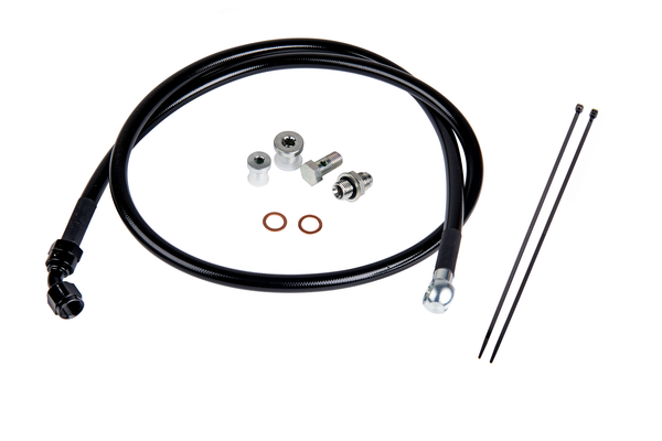 Fleece Performance Fleece Perfromance Remote Turbo Oil Feed Line Kit for 6.6L Duramax Turbos FLCFPE-DTFL-0116 | FPE-DTFL-0116