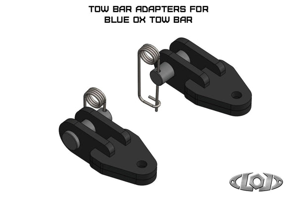 LOD LOD Offroad Tow Bar Adapters for Blue Ox Tow Bar (Black Powder Coated) JTB0720 | JTB0720