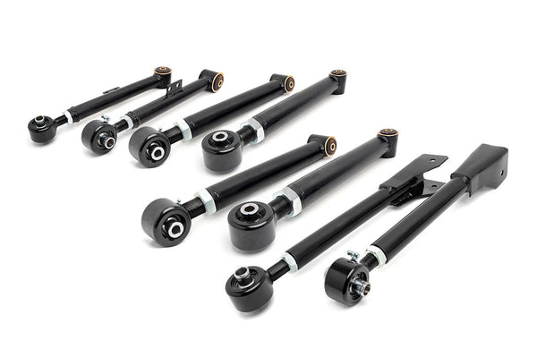 Rough Country X-Flex Control Arms Complete Set Jeep Wrangler TJ (97-06) Wrangler Unlimited (04-06) | 11470