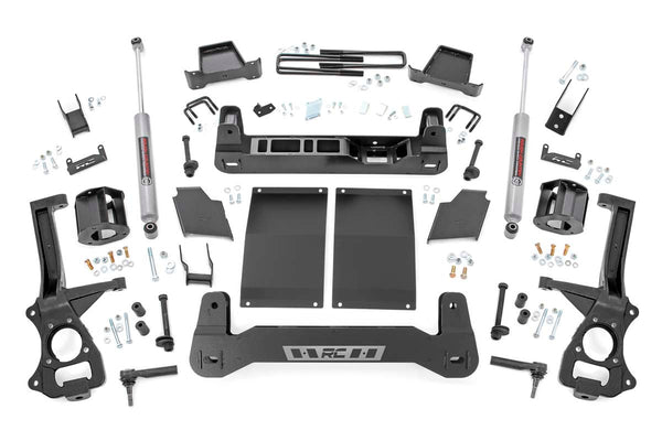 Rough Country 6 Inch Lift Kit Diesel GMC Sierra 1500 2WD 4WD (2019-2024) | 22931D
