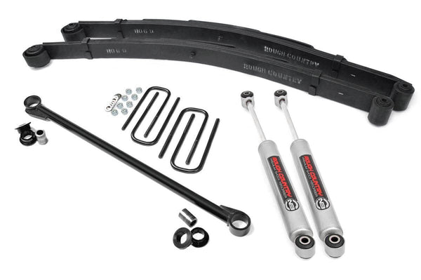 Rough Country 2.5 Inch Leveling Kit Leaf Spring Ford F-250 F-350 Super Duty 4WD (99-04) | 489.20
