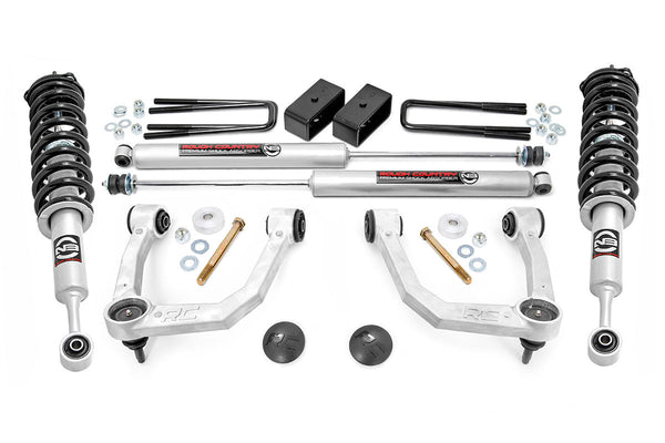 Rough Country 3.5 Inch Lift Kit Uca N3 Struts Toyota Tacoma 2WD 4WD (2005-2023) | 74231