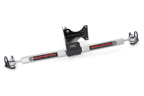 Rough Country N3 Steering Stabilizer Dual 2-8 Inch Lift Ford F-250 F-350 Super Duty (05-24) 8749130