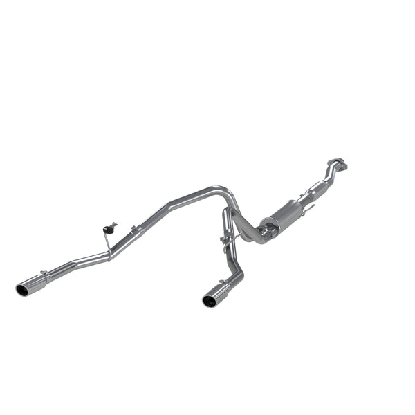 MBRP 2011 2014 Ford F-150 5.0L RC-LB; Ec CC-6.5 5.5 box Aluminized Steel 2.5 Cat Back Dual Rear | S5234AL