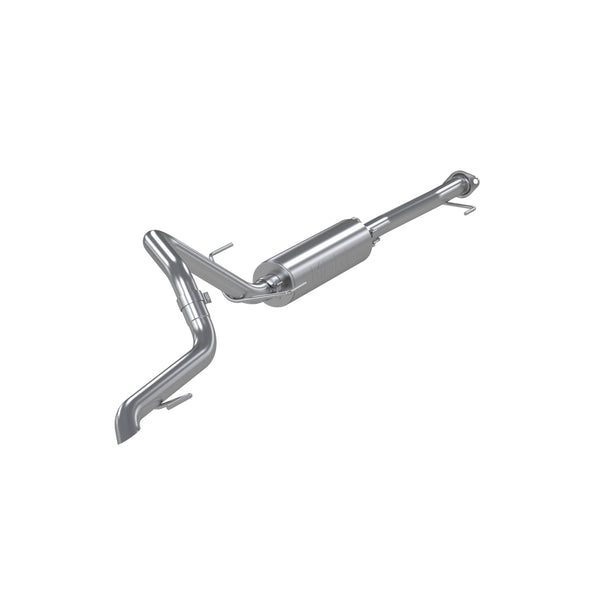 MBRP 2003 2024 Toyota 4Runner 4.0L Aluminized Steel 2.5 Cat-Back High-Clearance Turn Down Single Rear Exit | S5343AL
