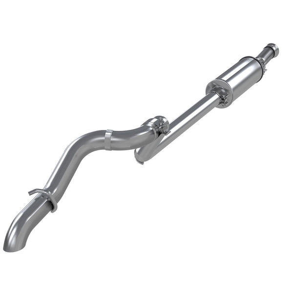 MBRP 2018 2026 Jeep Wrangler (JL) 2-DR 4-DR 2.0L 3.6L Aluminized Steel 2.5 Cat Back Single Rear Exit | S5533AL
