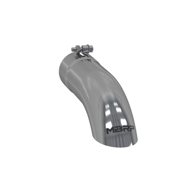 MBRP T304 Stainless Steel Tip; 3.5 OD Turn Down 3.5 inlet 12 length T5080