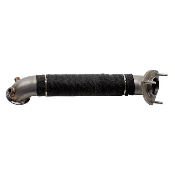 Wehrli Custom Fabrication Wehrli CUSAtom Down Pipe (3 Bolt Flange) 3in. for 2015.5-2016 Duramax LML Stainless 100705 | 100705