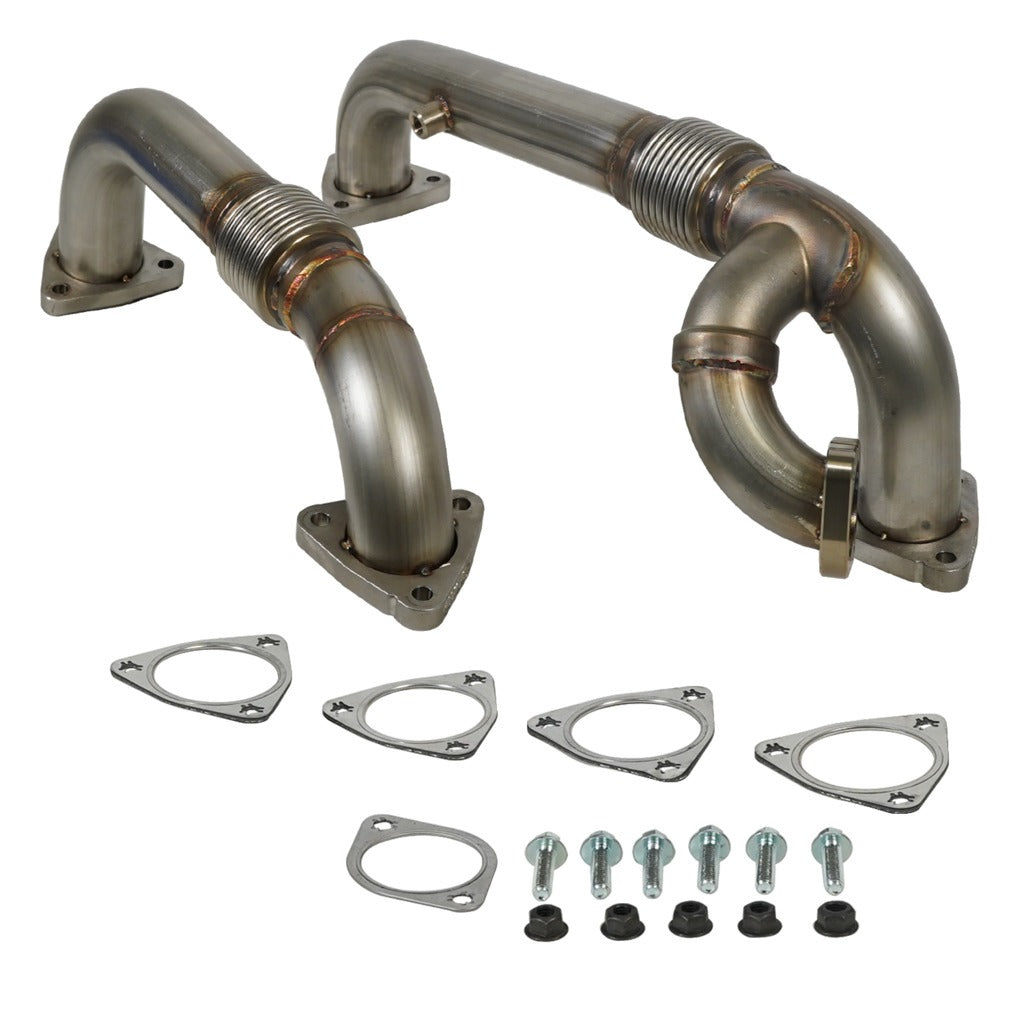 BD Diesel Exhaust Manifold  Up-Pipes Set Powerstroke 6.4L Ford 2008-2010 F-Ser SuperDuty 1041484