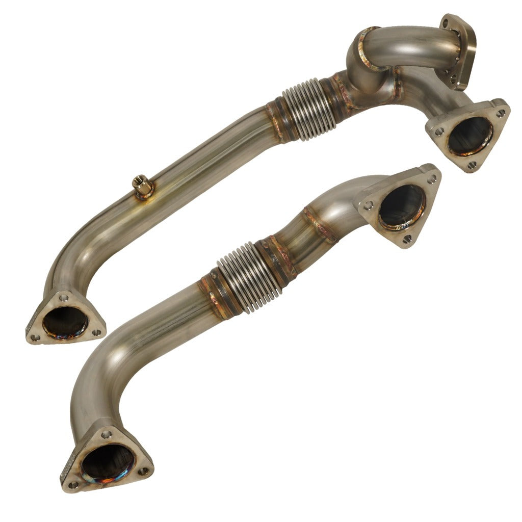 BD Diesel Exhaust Manifold  Up-Pipes Set Powerstroke 6.4L Ford 2008-2010 F-Ser SuperDuty 1041484