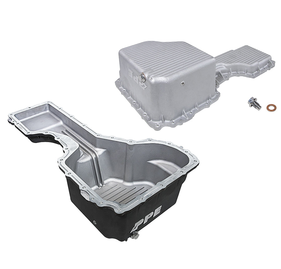 Pacific Engineering PPE Power Engine Oil Pan - GM 6.6L Duramax 2017-2019 L5P - Black 114053020