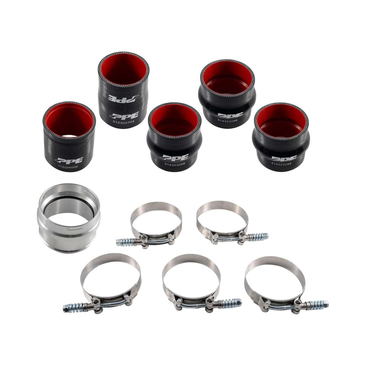 Pacific Engineering PPE Charge Air Pipe Kit - GM 6.6L Duramax L5P 2017-2019 - Raw 115026000 | 115026000
