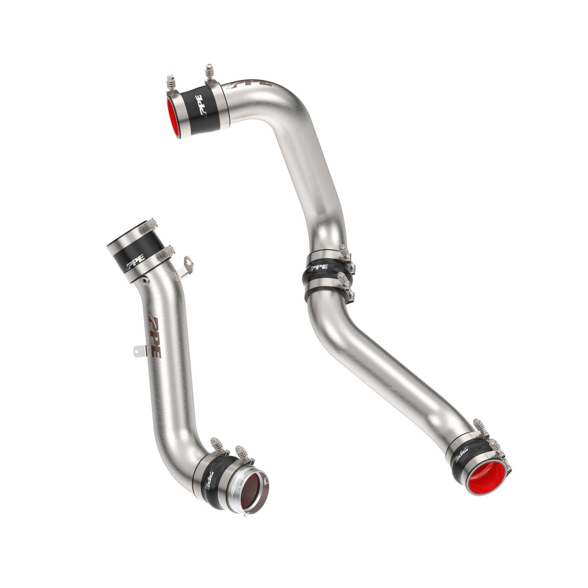 Pacific Engineering PPE Charge Air Pipe Kit - GM 6.6L Duramax L5P 2017-2019 - Brushed 115026010 | 115026010