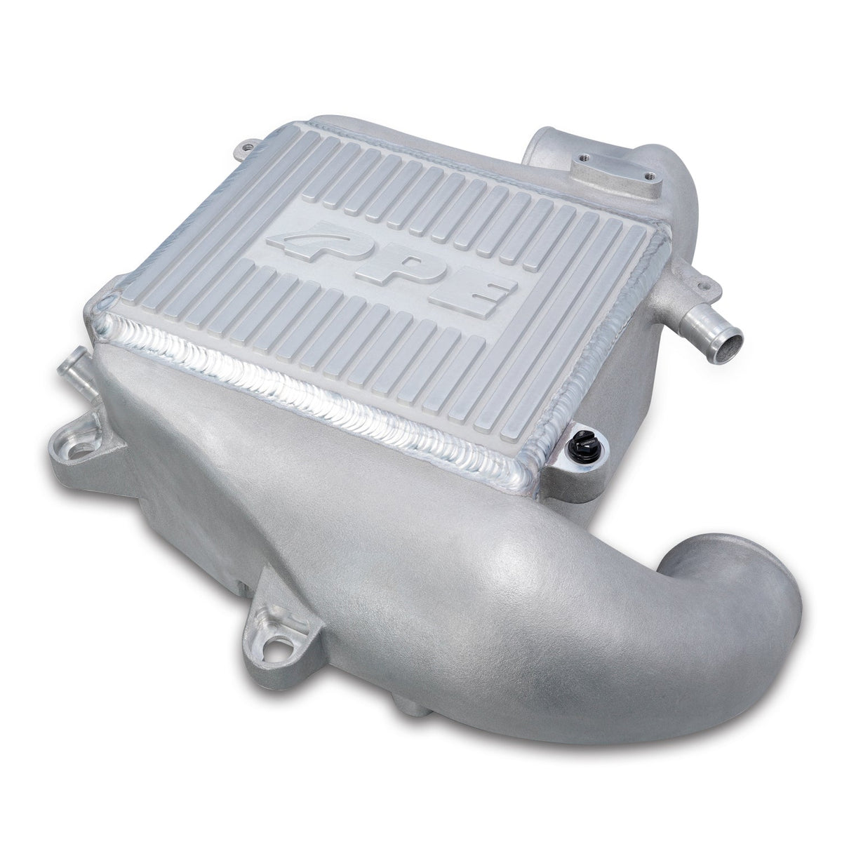 Pacific Engineering PPE Power Intercooler Kit - Air to Water - GM 3.0L Duramax 2020-2026 LM2 LZ0 - Raw  Brushed Fins 115030000