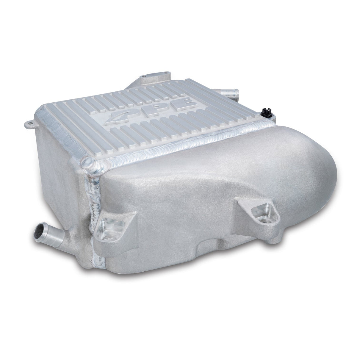 Pacific Engineering PPE Power Intercooler Kit - Air to Water - GM 3.0L Duramax 2020-2026 LM2 LZ0 - Raw  Brushed Fins 115030000
