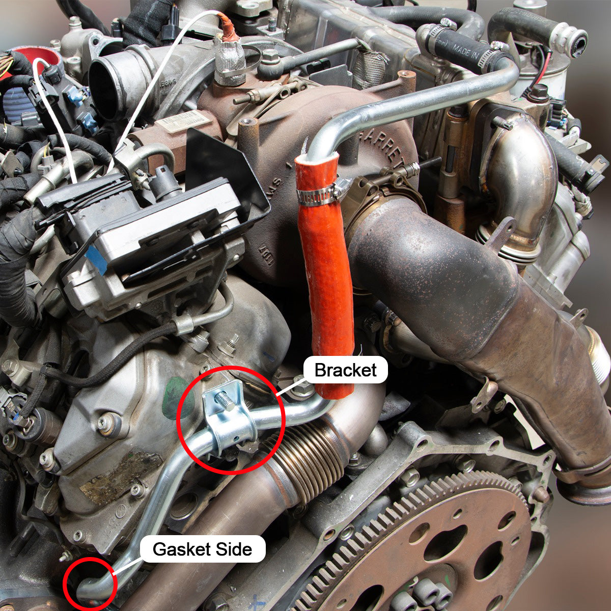 Pacific Engineering PPE Power Modified Coolant Tube - 2007.5-2010 GM 6.6L Duramax LMM 116111810