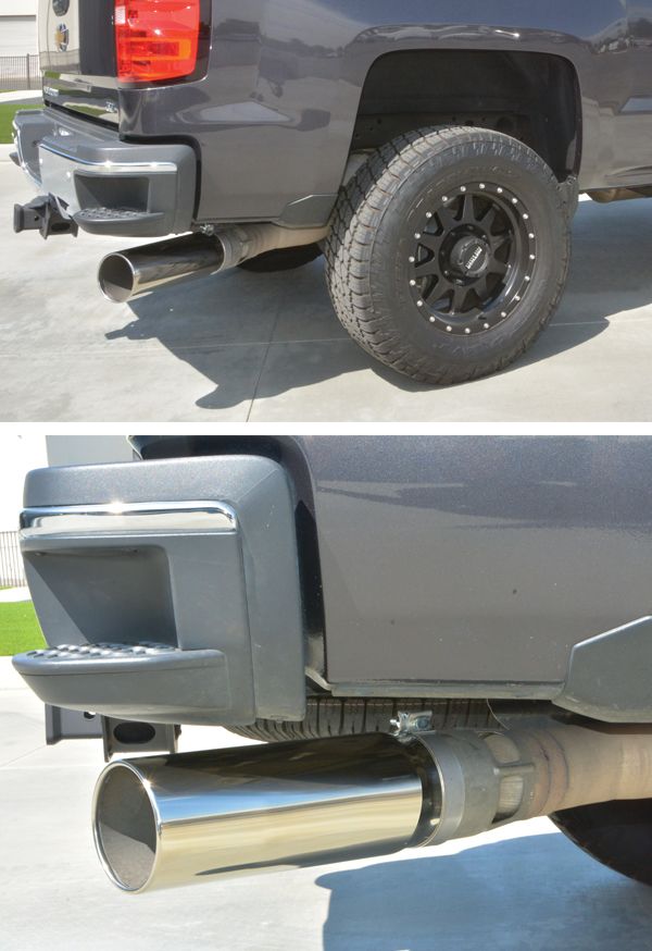 Pacific Engineering PPE Exhaust Tip Stainless - GM 6.6L Duramax 2015-2026 - Polished 117021500