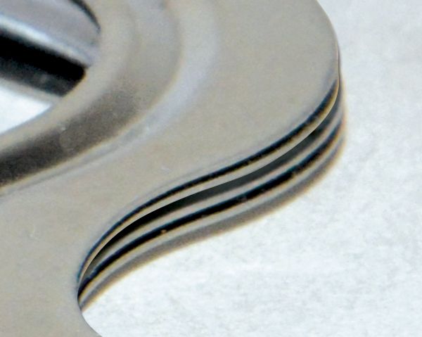 Pacific Engineering PPE Power Gasket Set for Exhaust Manifolds - Oversize Port (46.8mm X 41.0mm)(2pcs) - GM 6.6L Duramax 2001-2016 118062020