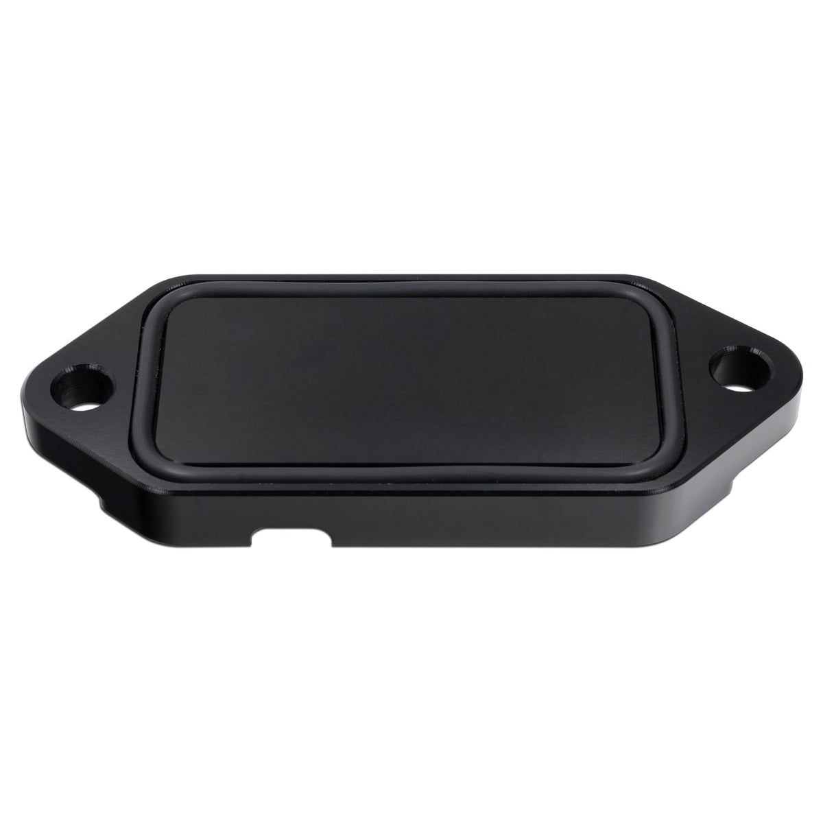 Pacific Engineering PPE Power Coolant Block-Off Plate Billet Aluminum - GM 6.6L Duramax 2001-2026 - Black 119000820