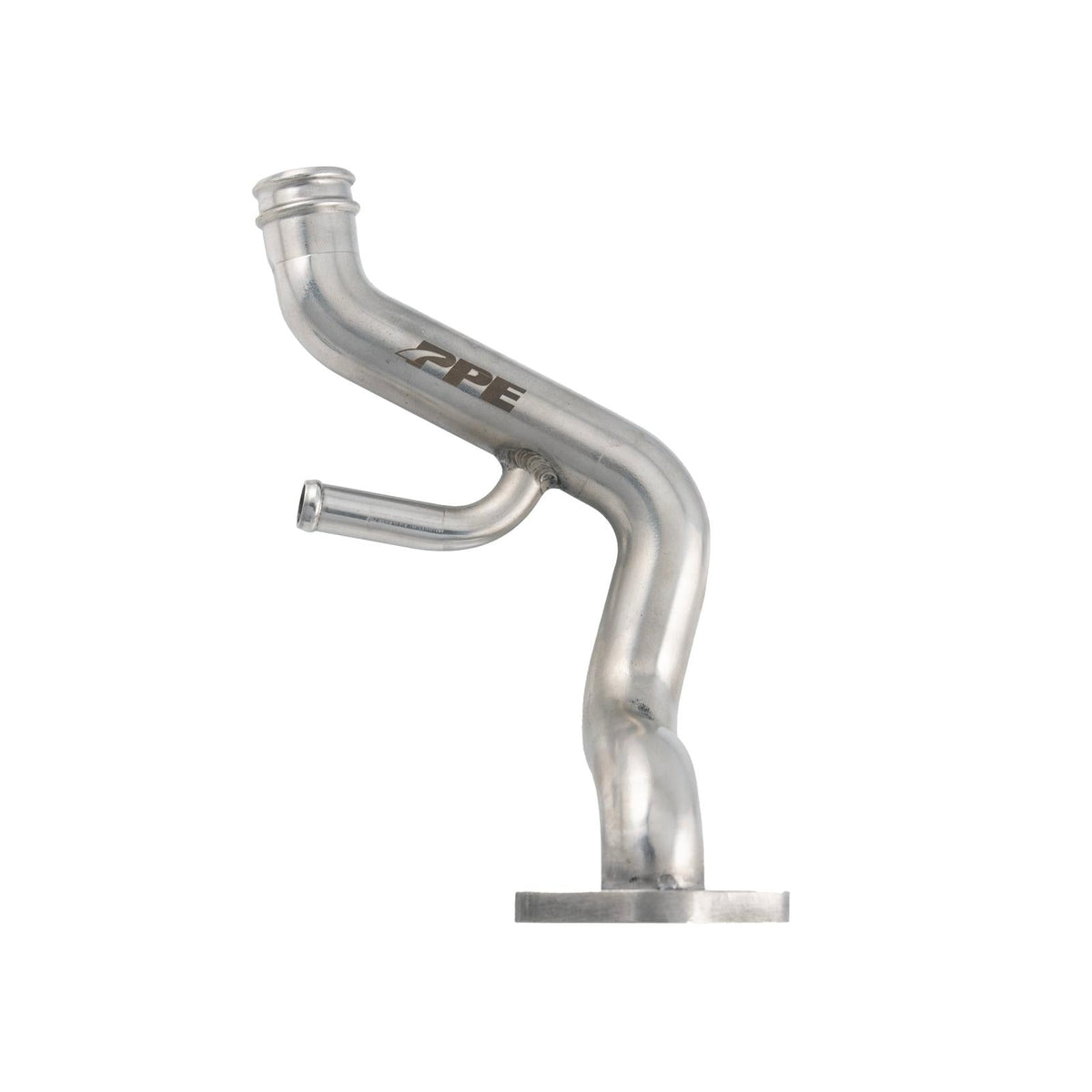 Pacific Engineering PPE Power Coolant Bypass Tube - Water Pump to T.stat Housing GM 6.6L Duramax 2011-2016 LML - Polished 119000830 | 119000830
