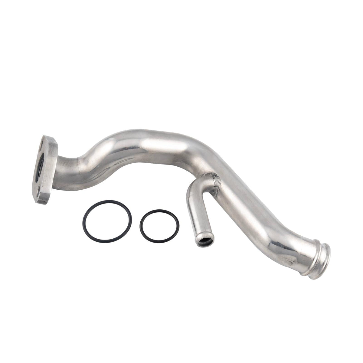 Pacific Engineering PPE Power Coolant Bypass Tube - Water Pump to T.stat Housing GM 6.6L Duramax 2011-2016 LML - Polished 119000830 | 119000830