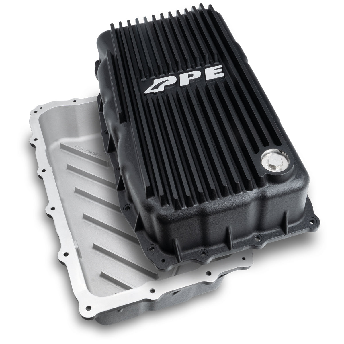 Pacific Engineering PPE Power 10L80 Deep Transmission Pan - GM 1500 3.0L Duramax 2020-2026 - Black 128051120