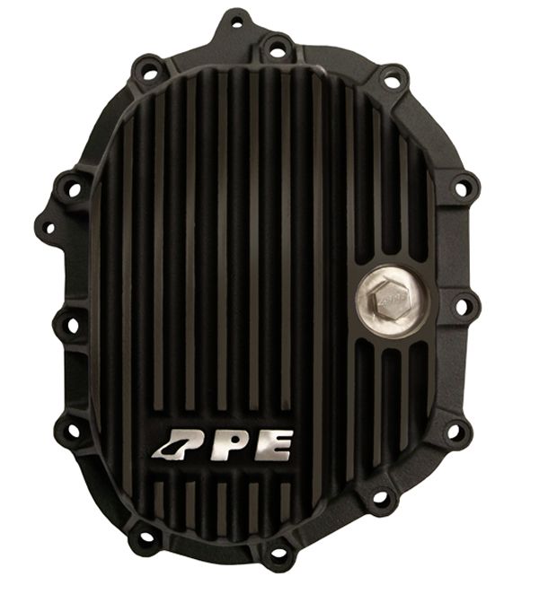 Pacific Engineering PPE Differential Cover Front - GM 2500 3500 HD 6.0L 6.6L 2011-2026 - Black 138041020