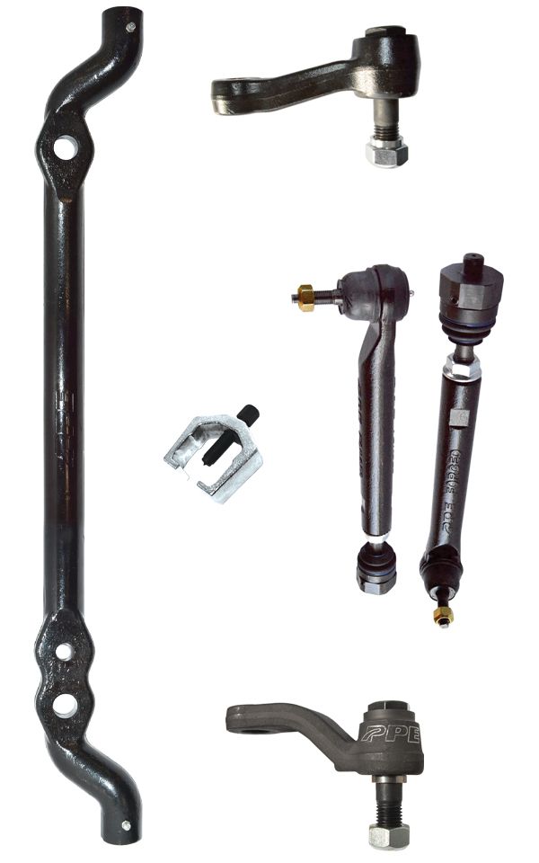 Pacific Engineering PPE Extreme Duty Forged 7 8 Drilled Steering Assembly Kit - GM 2500 3500 HD 2001-2010 158100110