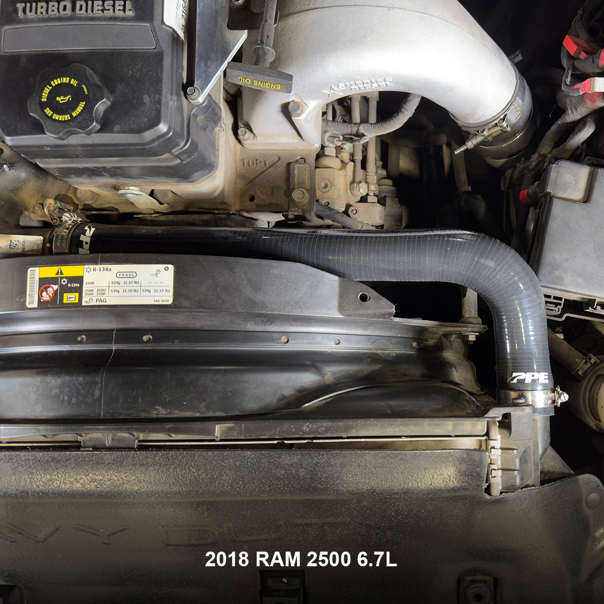 Pacific Engineering PPE Coolant Hose Kit - RAM 6.7L Cummins 2015-2018 Single Radiator 219031518 | 219031518