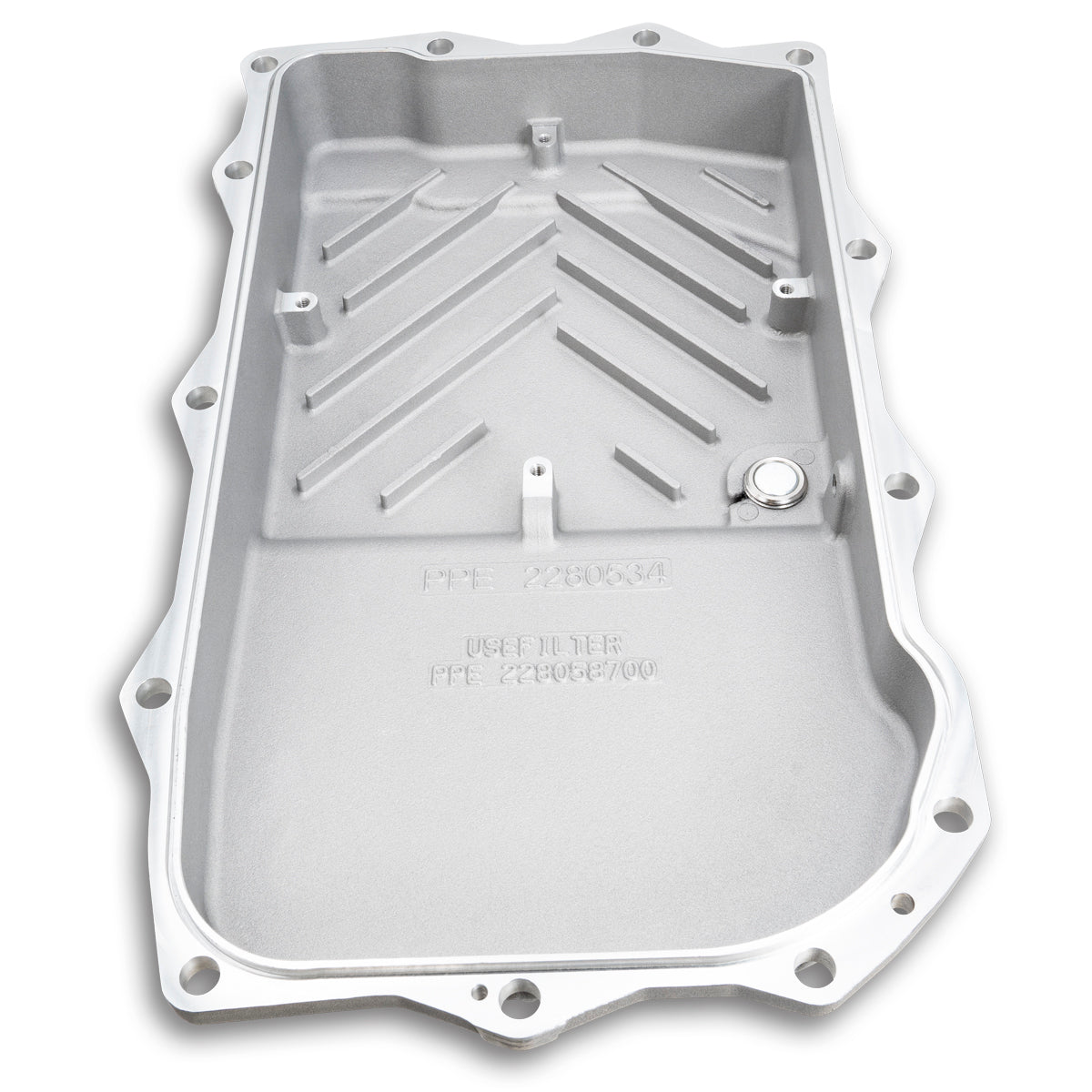 Pacific Engineering PPE Transmission Pan Shallow - 8HP70 EcoDiesel Jeep GC  V8 Gas Jeep GC - Raw 228053400