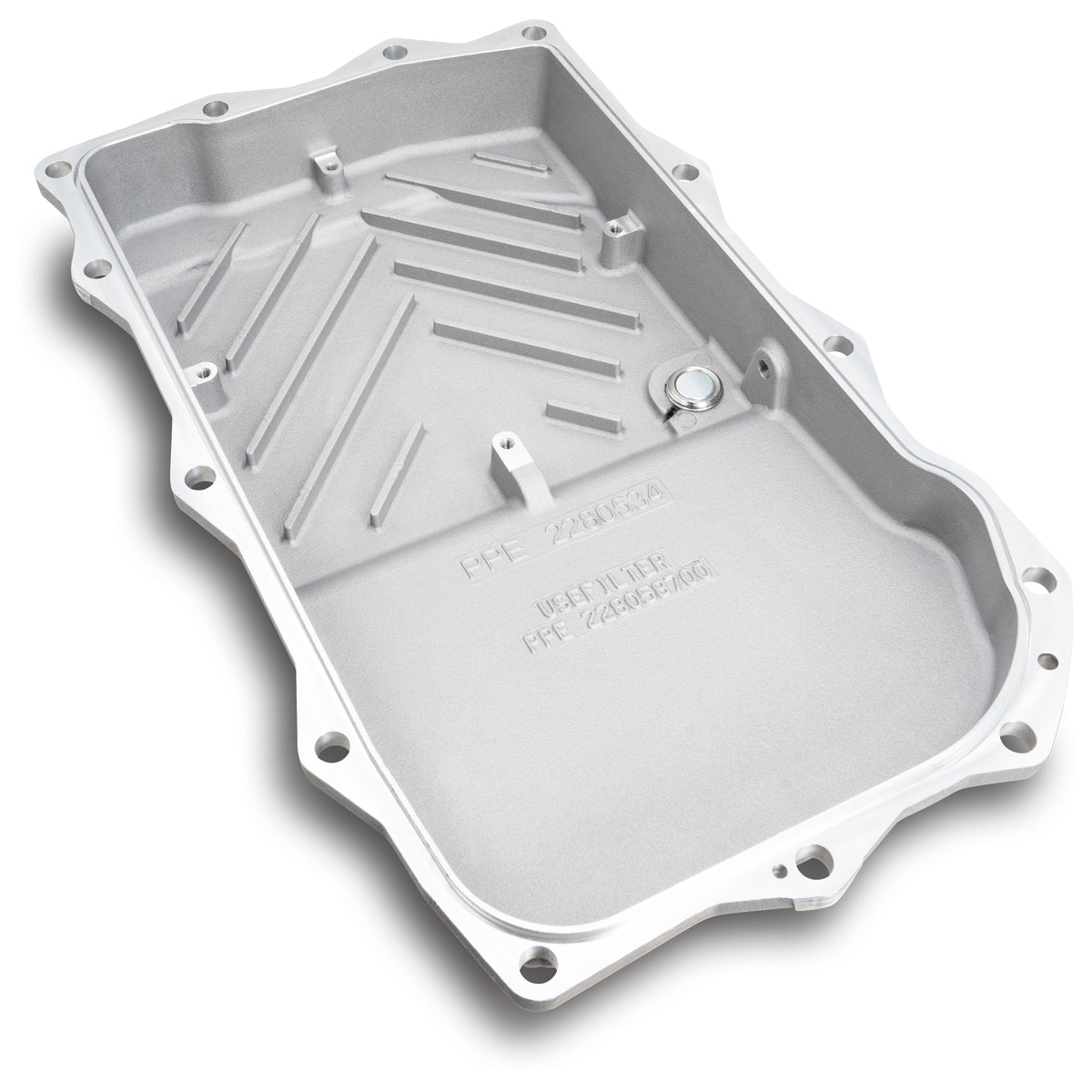 Pacific Engineering PPE Transmission Pan Shallow - 8HP70 EcoDiesel Jeep GC  V8 Gas Jeep GC - Raw 228053400