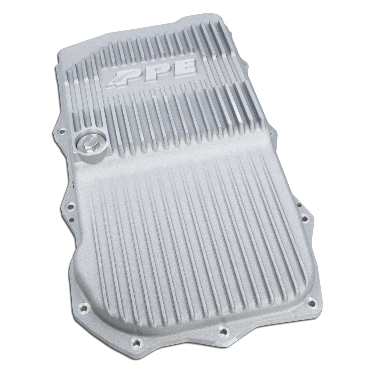 Pacific Engineering PPE Power 850RE Transmission Pan - Heavy-Duty Cast Aluminum - Jeep 3.6L Gas V6 JL JT Wrangler 2018-2026 - Raw 228153500