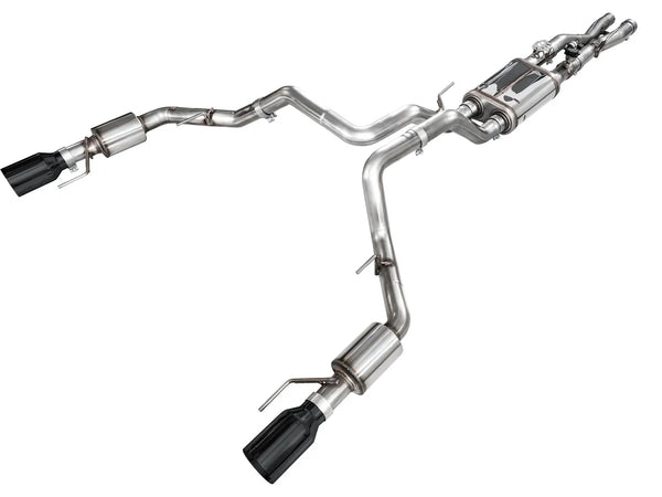 Awe Tuning AWE SwitchPath Exhaust for Gen 3 Raptor R - Diamond Black Tips 3025-33852