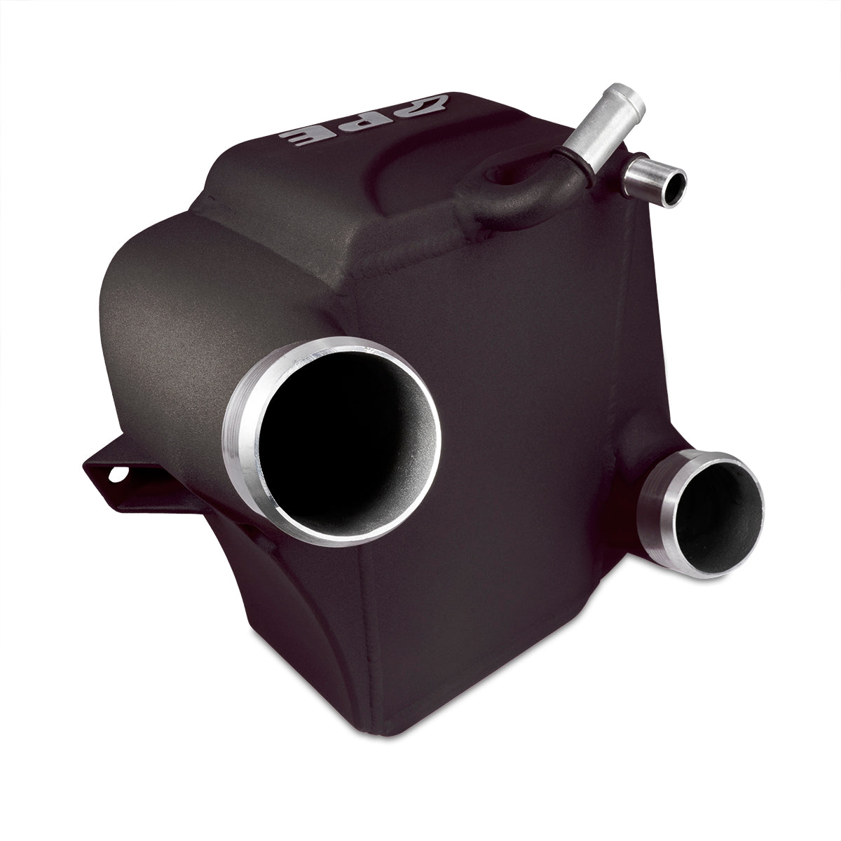 Pacific Engineering PPE Air to Water Intercooler Kit - Ford 6.7L Power Stroke 2011-2026 - Black I C - Polished Pipes 315045120
