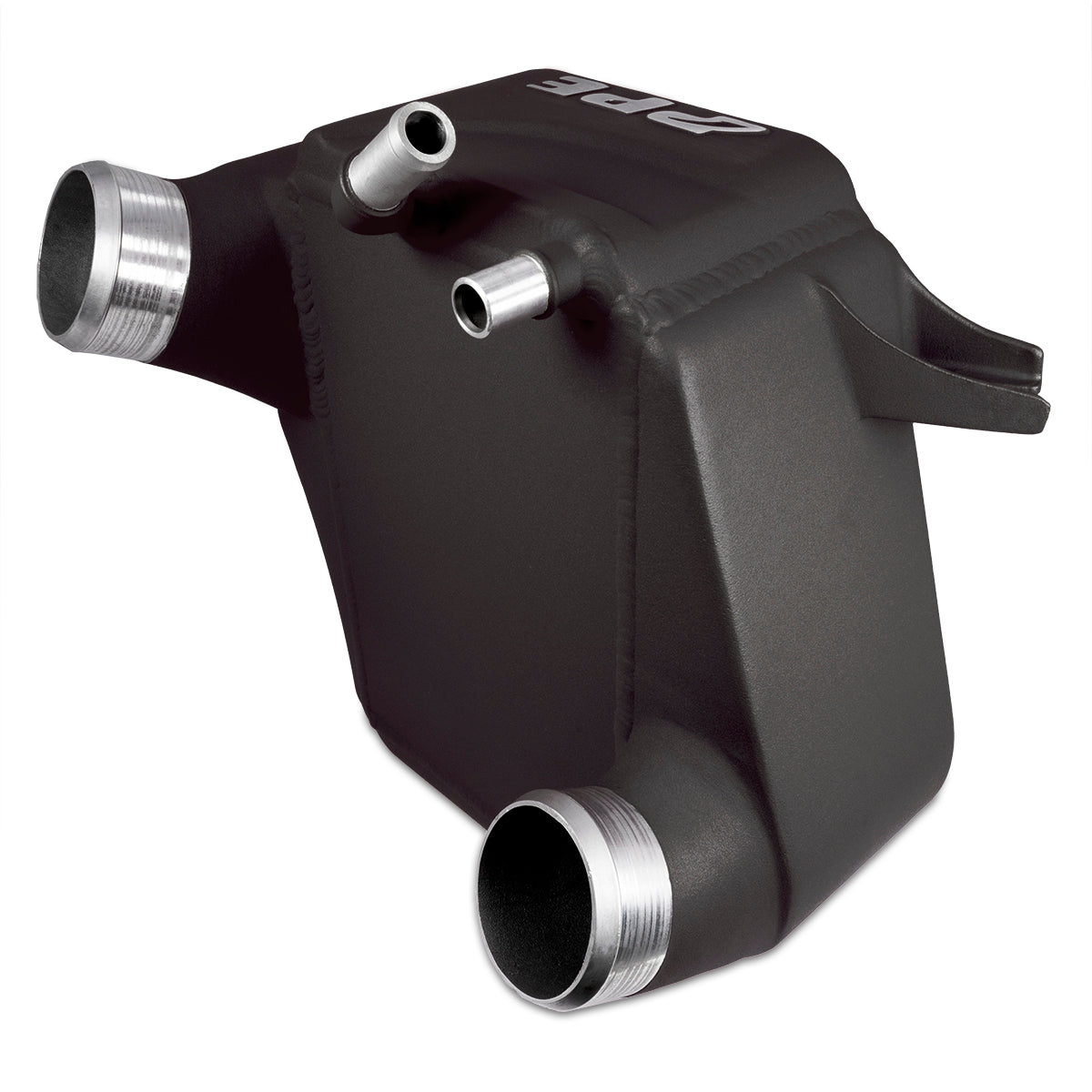 Pacific Engineering PPE Air to Water Intercooler Kit - Ford 6.7L Power Stroke 2011-2026 - Black I C - Polished Pipes 315045120