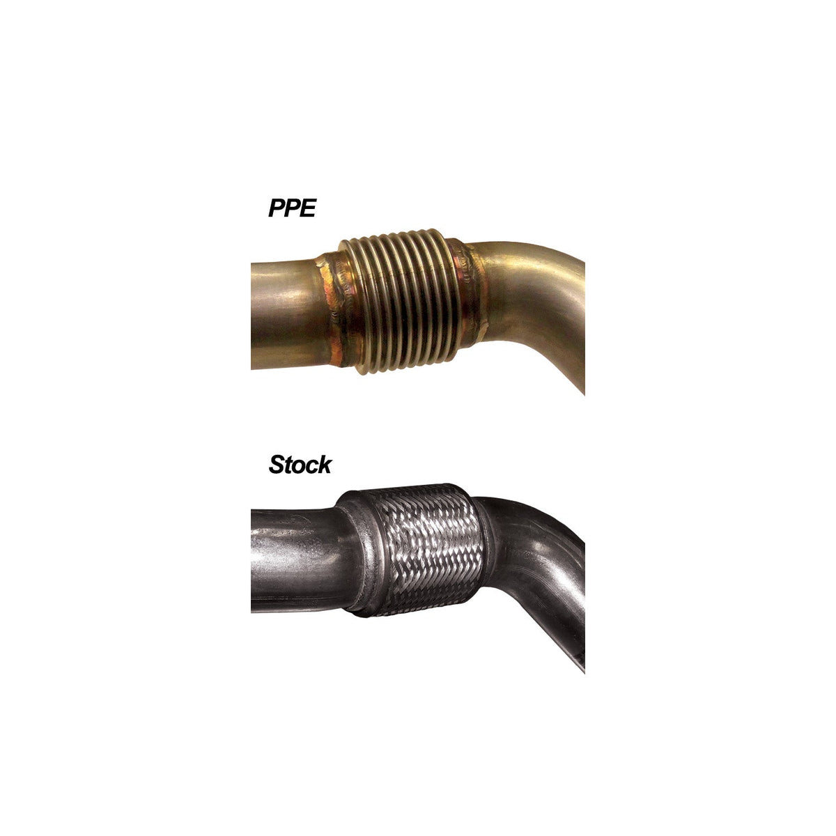 Pacific Engineering PPE OEM Performance Up-Pipes - Ford 6.0L Power Stroke 2003.5-2004 use with round EGR cooler 316119503