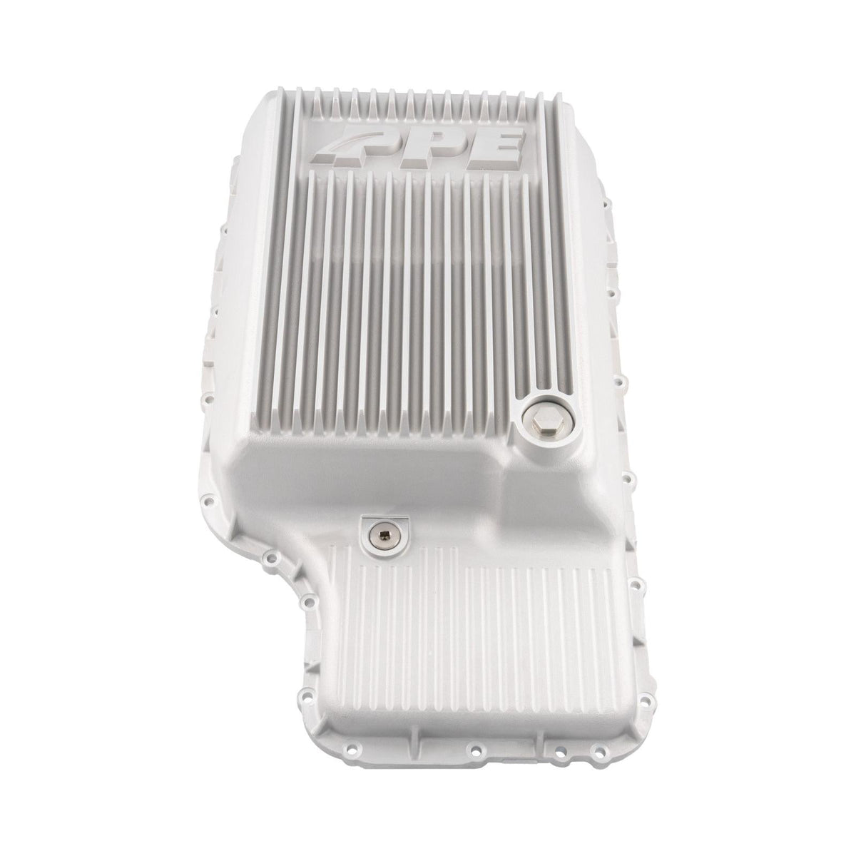 Pacific Engineering PPE Power 10R140 Deep Transmission Pan - Ford F-250 350 450 550 600 Gas Diesel 2020-2026 - Step Bottom - Raw 328053400