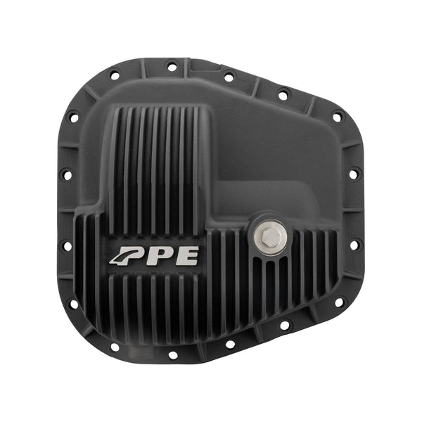 Pacific Engineering PPE Differential Cover Rear - Sterling 11.6 - Ford 6.7L Power Stroke HO 2023 and Later - Black 338052220 | 338052220